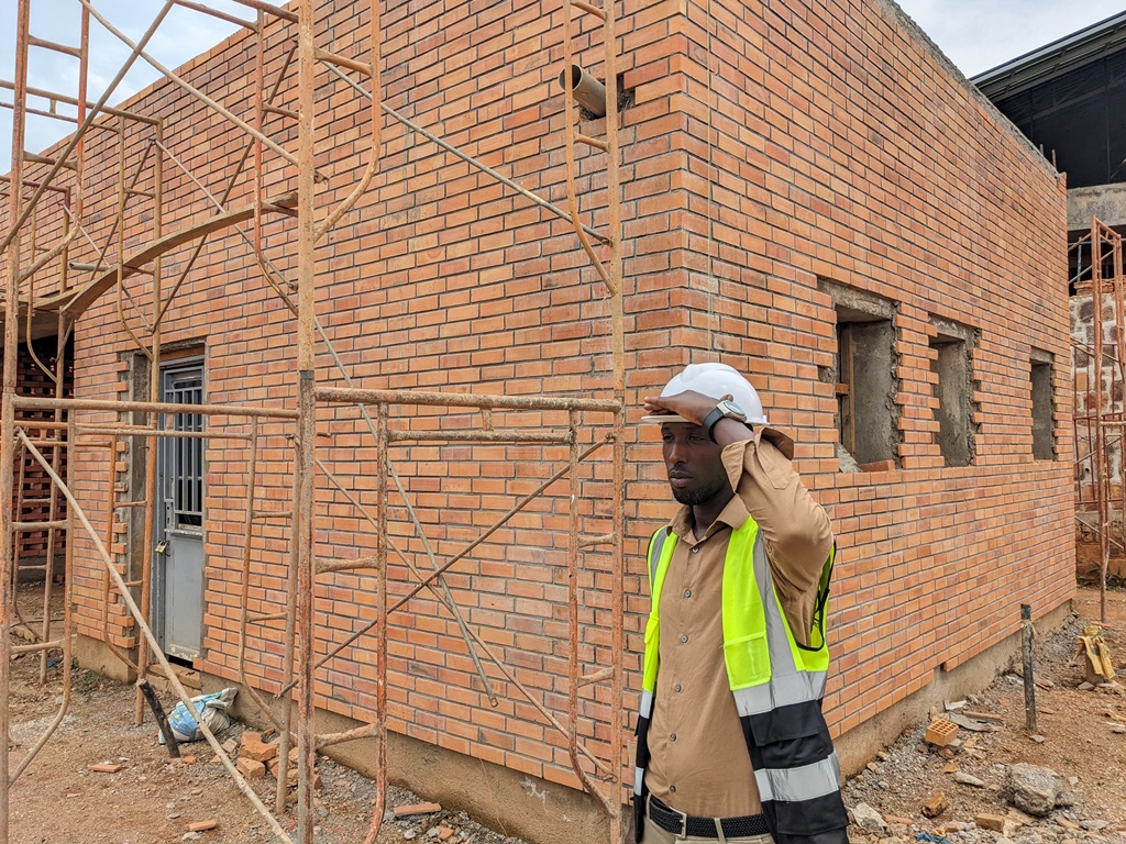 Eng Augustin Rangira at ACD Ltd a construction and design company based in Kigali Rwanda